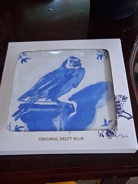Parrot Ceramic Tile - Blue